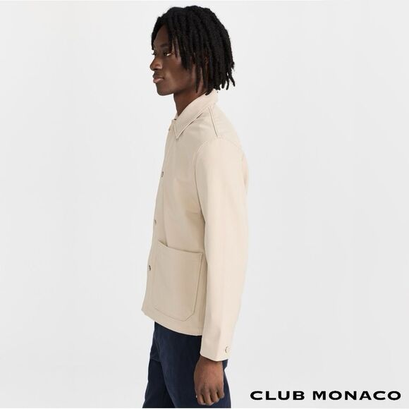 Club Monaco **NWT** Men’s Taupe Bonded Chore Coat - Picture 11 of 12